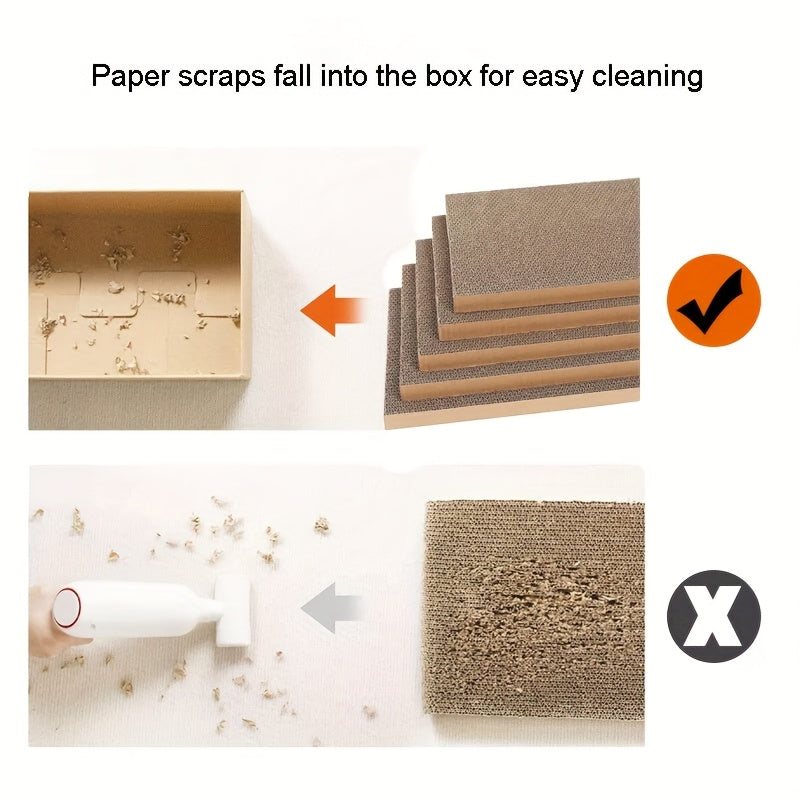 [Cardboard Cat Scratcher Pad] Corrugated Cardboard Pet Cat Kitten Scratcher Scratching Pad Sofa Board Mat