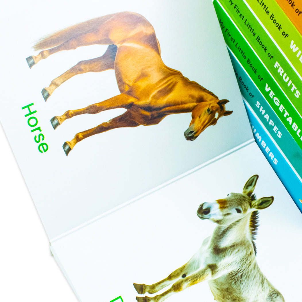 Baby & Toddler Book Board Books ABC, Numbers, Shapes, Colours with 10 Set - product gallery image 4
