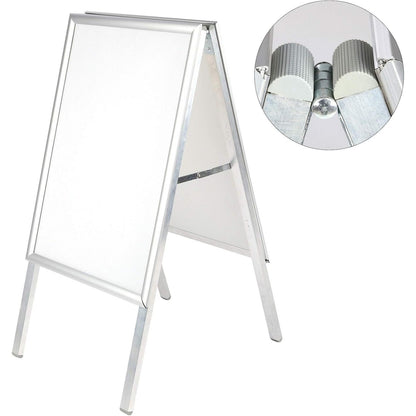 A2 Board Sign Display Pavement Board Double Aluminum with Waterproof Covering Display Stands