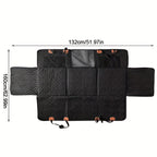 Back Seat Extender Dog Seat Cover for Back with Oxford Cloth, Hard Bottom Car - product gallery image 2