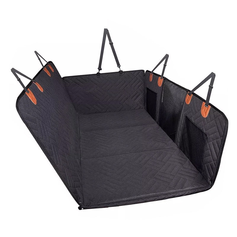 Back Seat Extender Dog Seat Cover for Back with Oxford Cloth, Hard Bottom Car - product gallery image 3