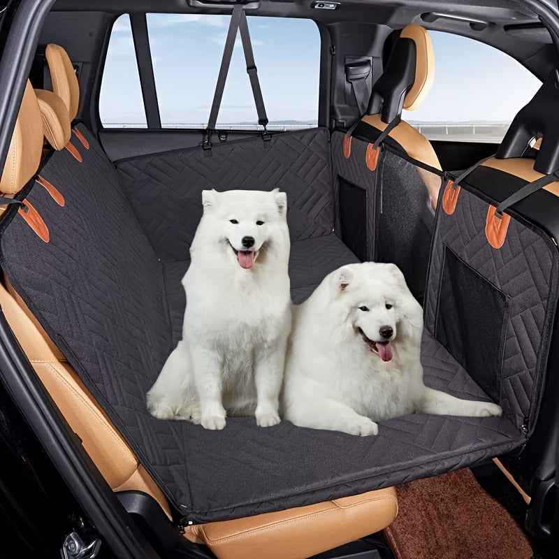 Back Seat Extender Dog Seat Cover for Back with Oxford Cloth, Hard Bottom Car - product gallery image 7