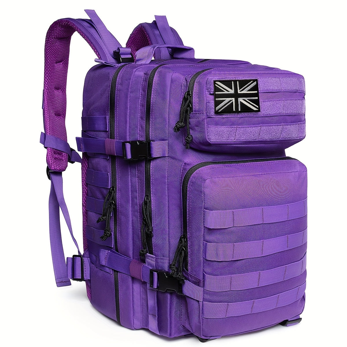 Backpack with Tactical MOLLE System Large Military-Style - Purple option