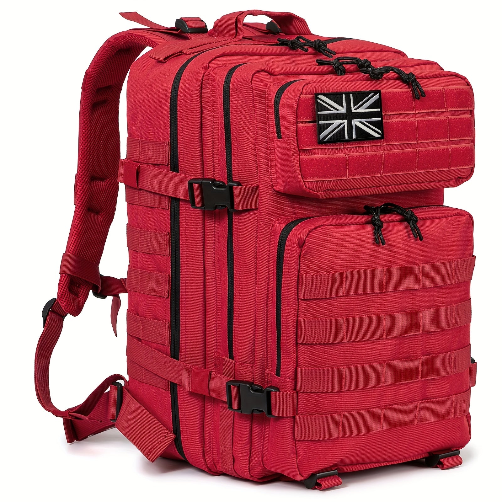 Backpack with Tactical MOLLE System Large Military-Style - Red option