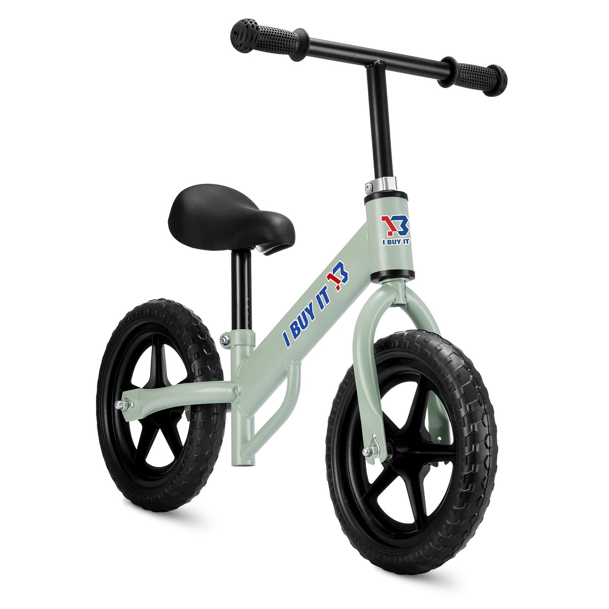 Balance Bikes & Ride-On with Wheels, 12-Inch Kids Bike No Pedal Adjustable