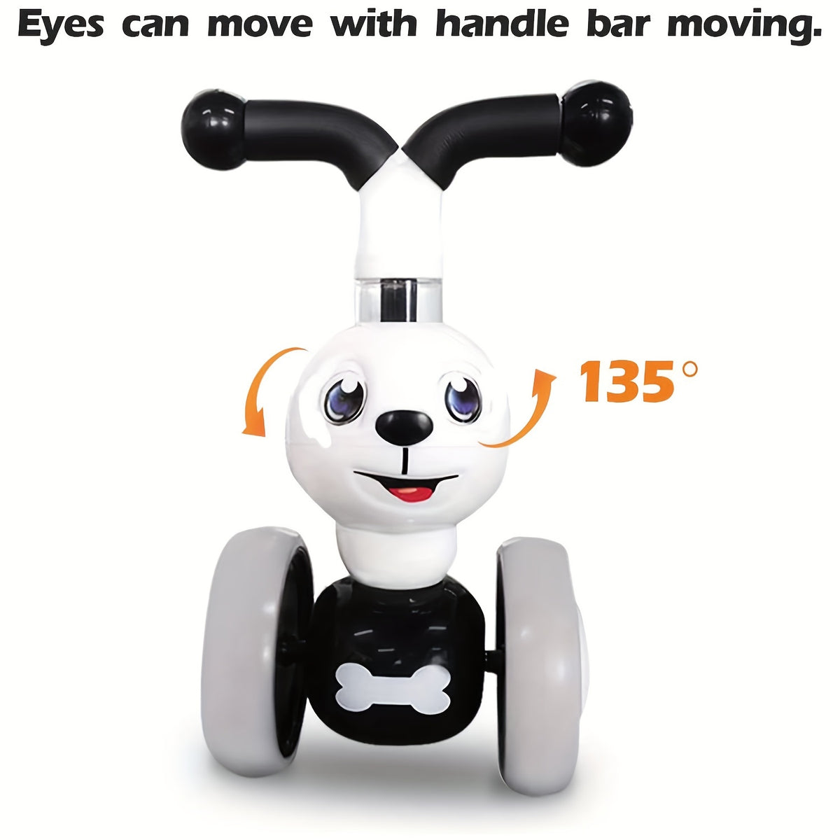 Balance Bikes & Ride-On with Wheels, Dalmatian Dog Bike Toddlers No Pedal - product gallery image 5