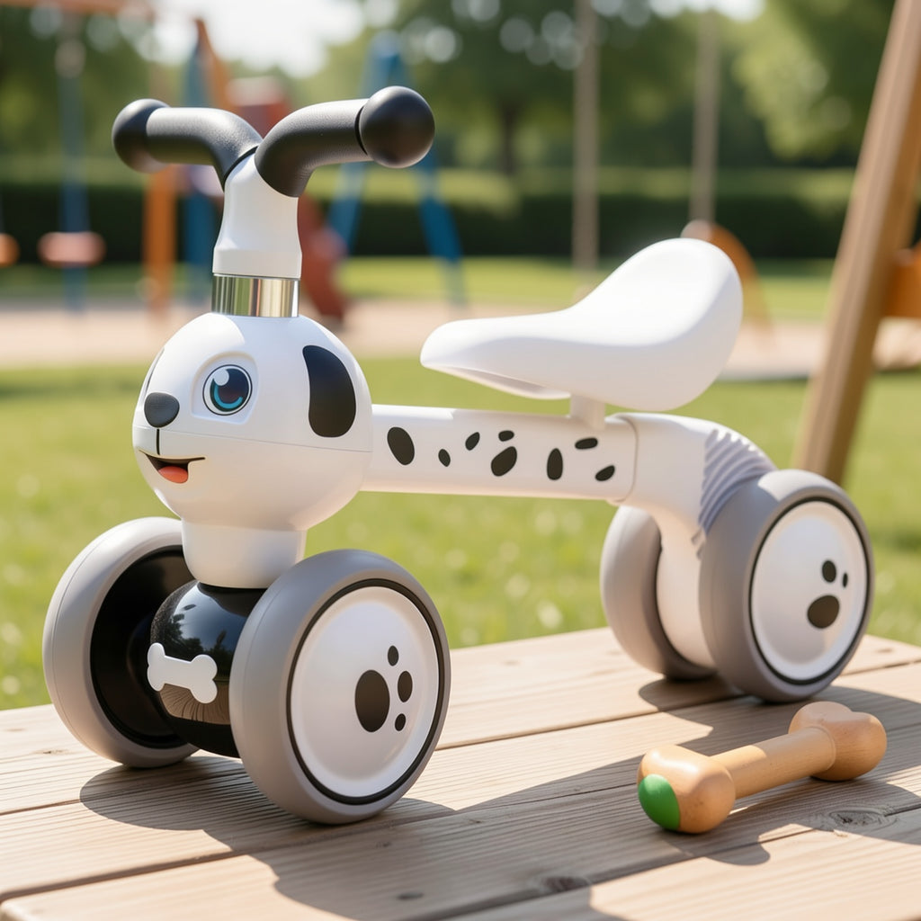 Balance Bikes & Ride-On with Wheels, Dalmatian Dog Bike Toddlers No Pedal - product gallery image 6