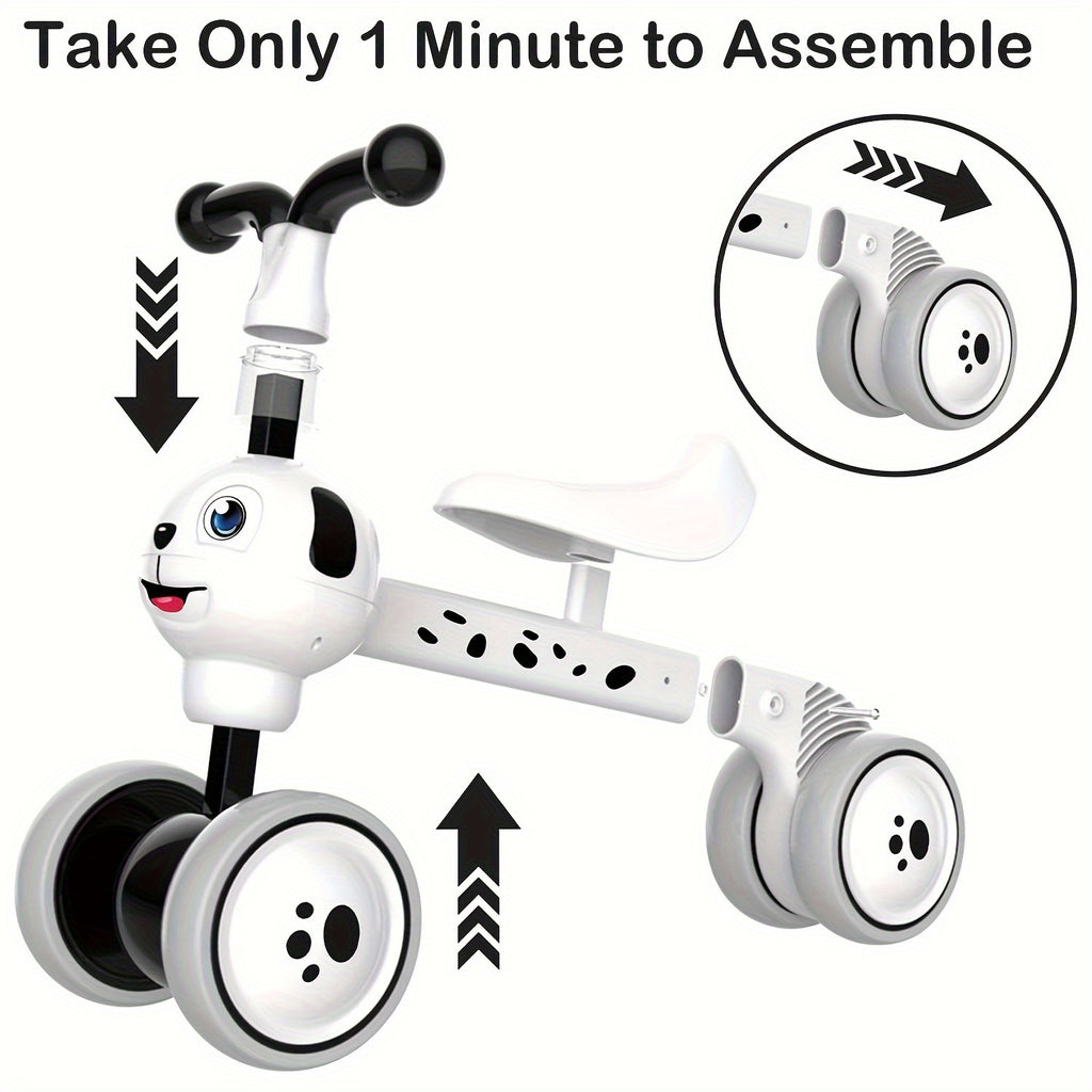 Balance Bikes & Ride-On with Wheels, Dalmatian Dog Bike Toddlers No Pedal - product gallery image 7