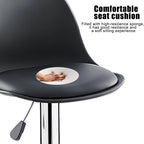 Bar Stool with Adjustable Height, 120kg, Metal, Faux Leather Swivel Stools of Adjustable - product gallery image 6