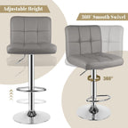 Bar Stool with Adjustable Height, Lumbar Support, Waterproof - product gallery image 18