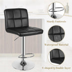 Bar Stool with Adjustable Height, Lumbar Support, Waterproof - product gallery image 7