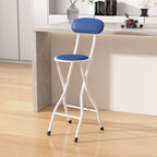 Bar Stool with Space-Saving, Foldable, Non-Slip, 90cm, 125kg
