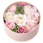 Bath & Body Gift Set with Rose Petal Soap Box Artificial Flower - product gallery image 14