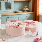 Bath & Body Gift Set with Rose Petal Soap Box Artificial Flower - product gallery image 55