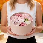 Bath & Body Gift Set with Rose Petal Soap Box Artificial Flower - product gallery image 56