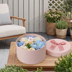 Bath & Body Gift Set with Rose Petal Soap Box Artificial Flower - product gallery image 77
