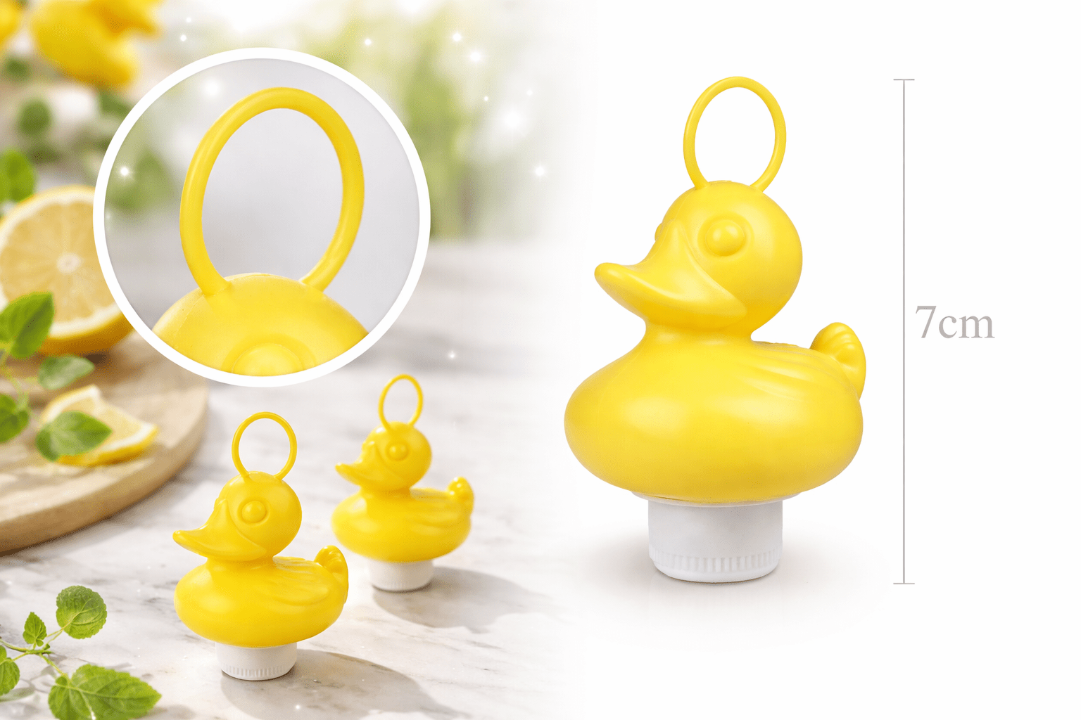 Bath Toys & Outdoor Game with 7cm, Plastic, DUCKS-YELLOW-SETOF20 - product gallery image 11