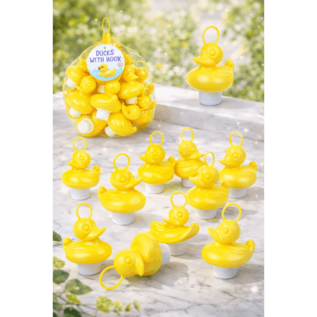 Bath Toys & Outdoor Game with 7cm, Plastic, DUCKS-YELLOW-SETOF20 - product gallery image 3