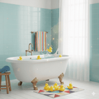Bath Toys & Outdoor Game with 7cm, Plastic, DUCKS-YELLOW-SETOF20 - product gallery image 5