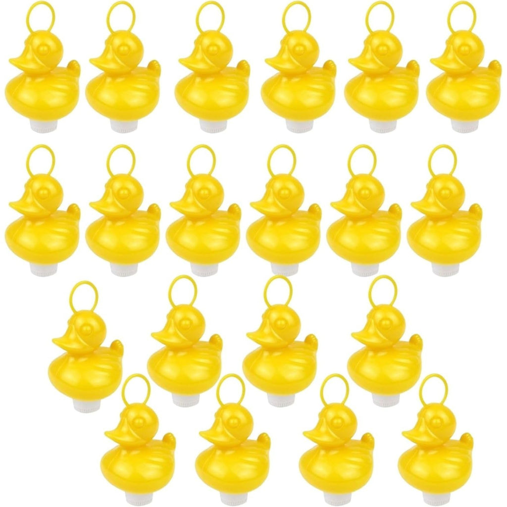 Bath Toys & Outdoor Game with 7cm, Plastic, DUCKS-YELLOW-SETOF20