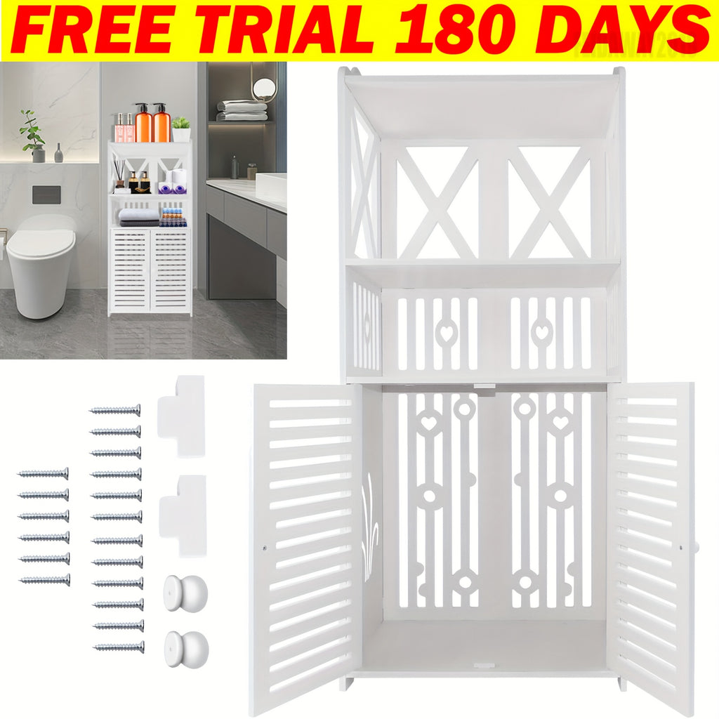 Bathroom Storage Cabinet with Easy Assembly, Freestanding
