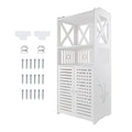 Bathroom Storage Cabinet with Easy Assembly, Freestanding - White-40x 25x 90CM option