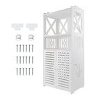 Bathroom Storage Cabinet with Easy Assembly, Freestanding - White-40x 25x 90CM option