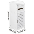 Bathroom Storage Cabinet with Space-Saving, Waterproof, Freestanding, Cotton - White option