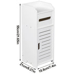 Bathroom Storage Cabinet with Space-Saving, Waterproof, Freestanding, Cotton - White option
