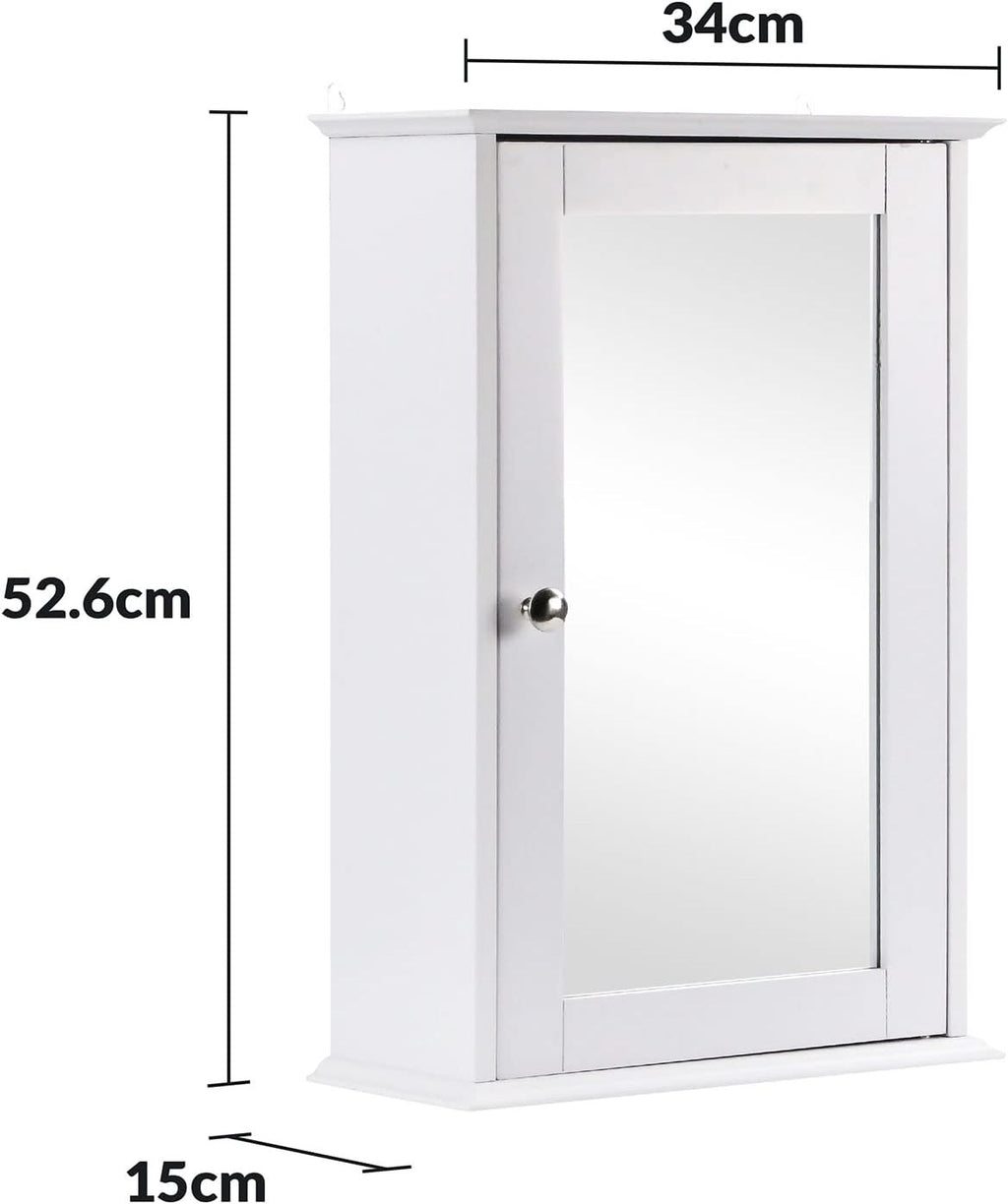 Bathroom Storage Cabinet with Wall-Mounted, Adjustable Shelf - product gallery image 11