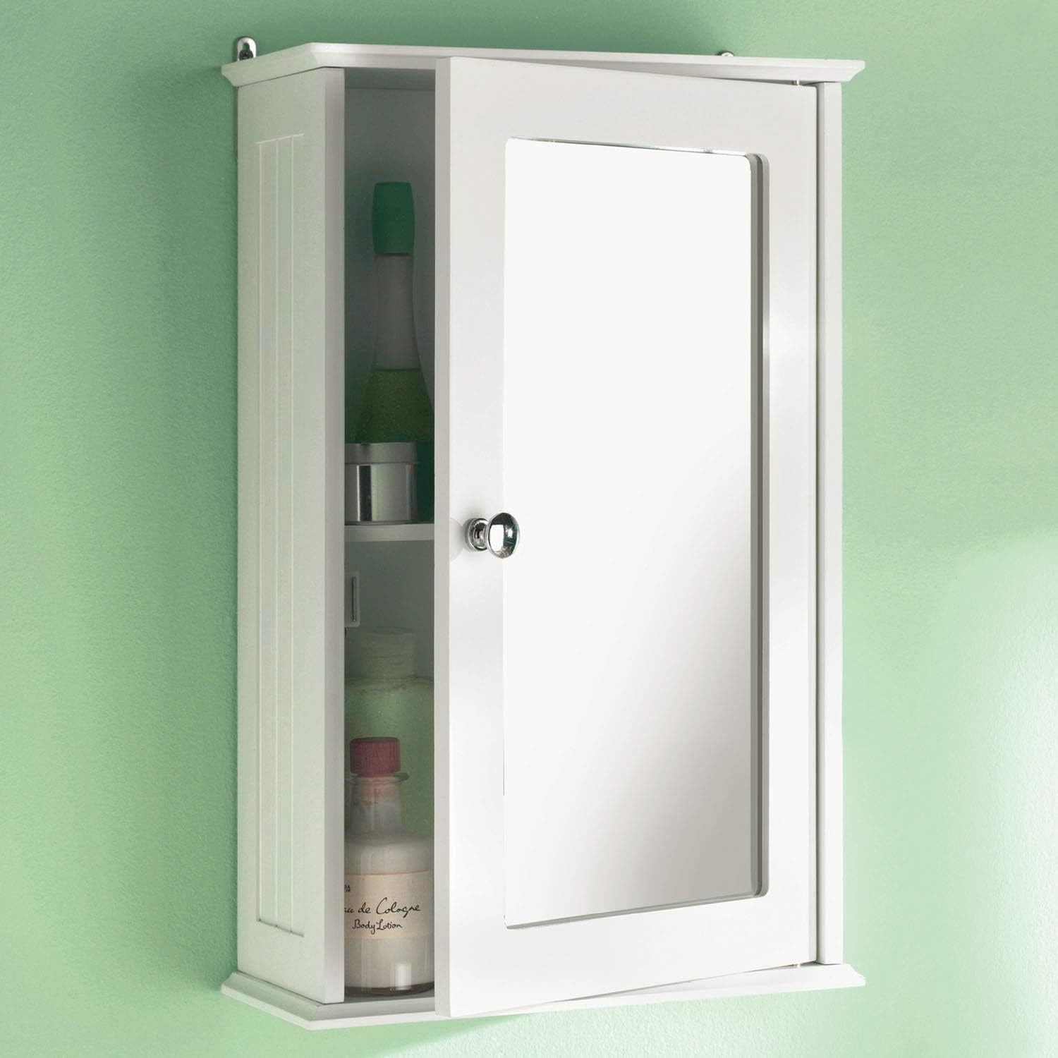 Bathroom Storage Cabinet with Wall-Mounted, Adjustable Shelf - product gallery image 15