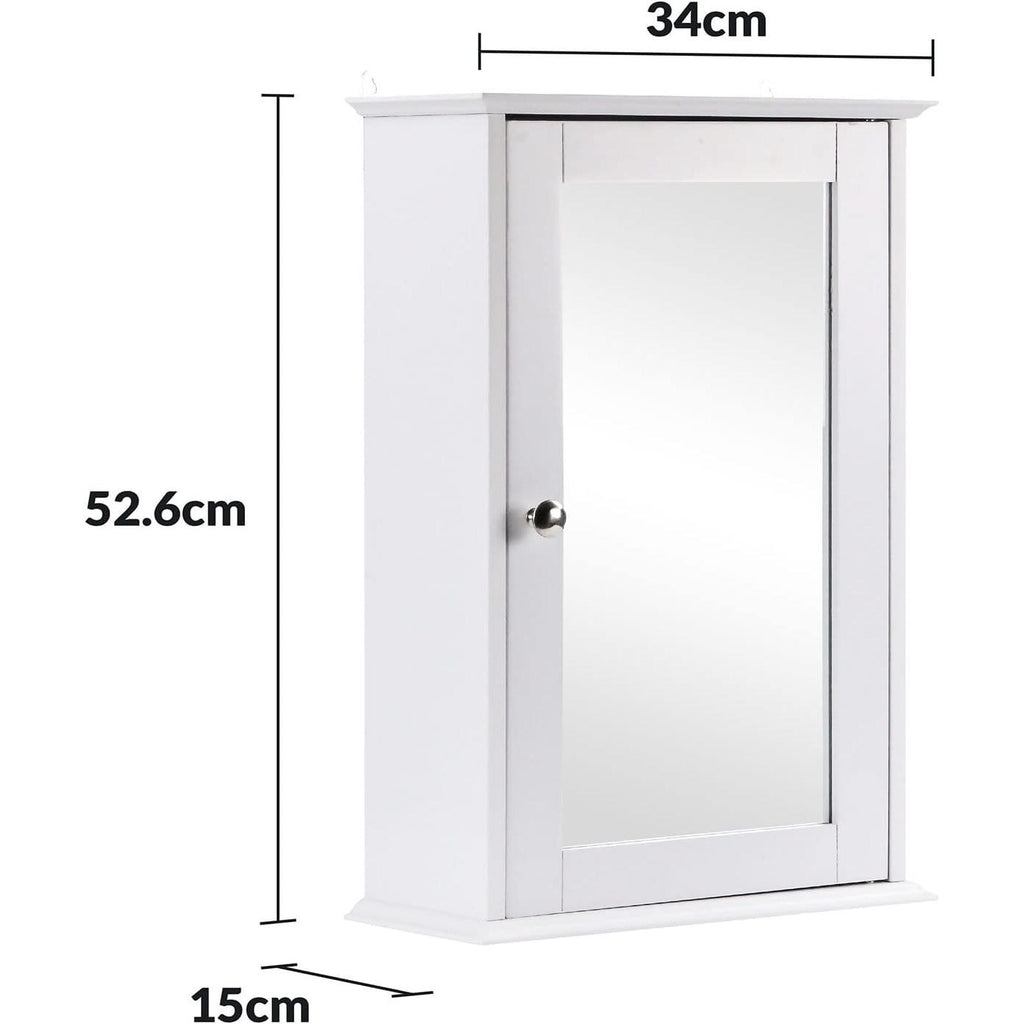 Bathroom Storage Cabinet with Wall-Mounted, Adjustable Shelf - product gallery image 6