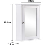 Bathroom Storage Cabinet with Wall-Mounted, Adjustable Shelf - product gallery image 6