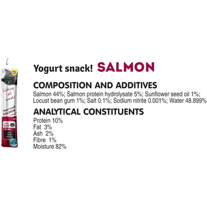 Cat Yoghurt Lickable Treats (25 Pack) Mixed Variety - Chicken, Salmon, Tuna & Shrimp – Creamy Cat Treats Made with Real Meat – 12g Each 4 Flavours