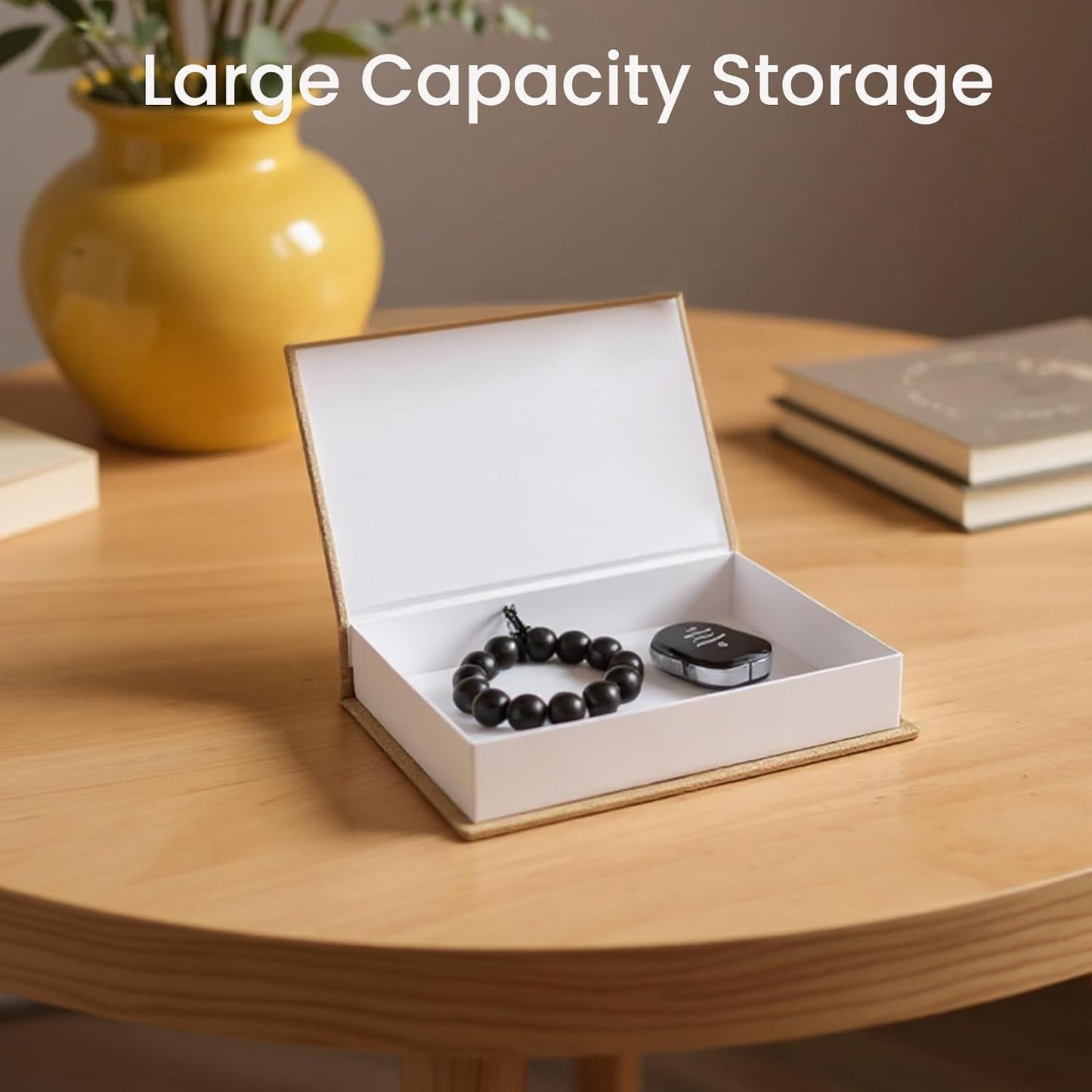 3pcs Decorative Book Boxes Set, Modern Faux Books for Home Decor, Hardcover Storage Boxes for Bookshelf, Coffee Table & Office Decoration