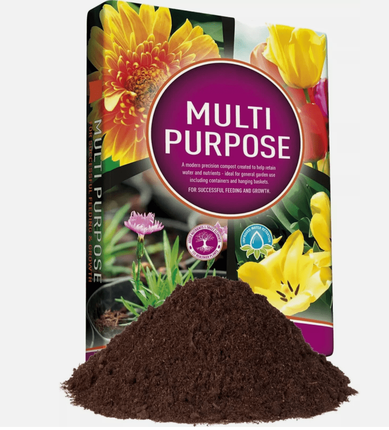 3 Pack Growmoor Multi Purpose Compost 50L Premium Garden Soil Mix For Flowers Plants Pots Hanging Baskets And Seed Growing