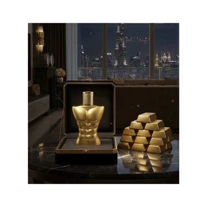 Premium Long Lasting Perfume For Men - FIGURE OUT GOLD Men'S EDT 100ml Spray | Aromatic Experience Irresistible High-Quality Fragrance for the Modern Man | Premium Saffron & Amberwood Notes | Masculine, Elegant, & Exclusive Scent for Him To Attract Women