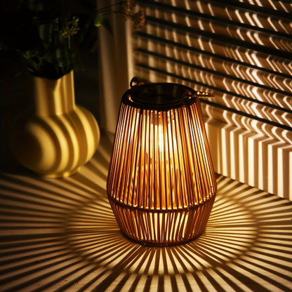 Solar Lantern, Outdoor Solar Woven Lantern Hanging Decoration, Persian Mia Style, Suitable for Garden, Patio, Deck, Porch, Trees, Lawn, Pathway Decoration, 1/2/4pcs
