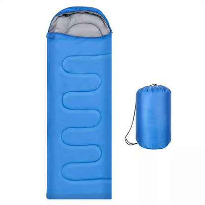 SINGLE SLEEPING BAGS CAMPING RECTANGULAR ENVELOPE ZIP UP ADULT