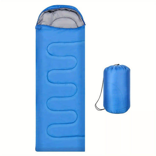 SINGLE SLEEPING BAGS CAMPING RECTANGULAR ENVELOPE ZIP UP ADULT
