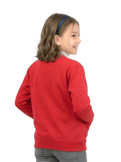 GW CLASSY OUTFIT Girls Button Cardigan Kids School Unifrom Cardigan Fleece Schoolwear Comfortable and Lightweight