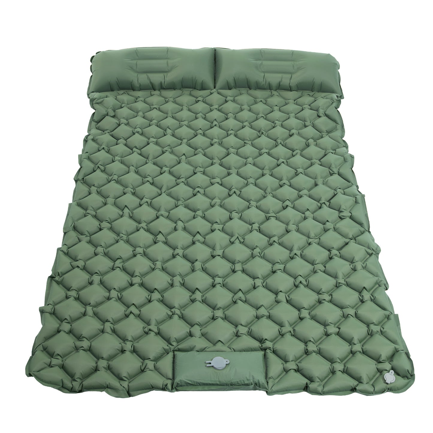 Camping Double Sleeping Pad - Ultra-Light Camping inflatable sleeping pad with Foot Pump, Compact Inflatable Portable Mat for Backpacking, Hiking, Car Travel, Beach, And Tent