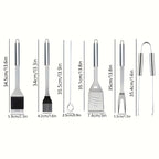 BBQ Tools & Grill Accessorie with Stainless Steel, 13pcs-with Portable Bag - product gallery image 3