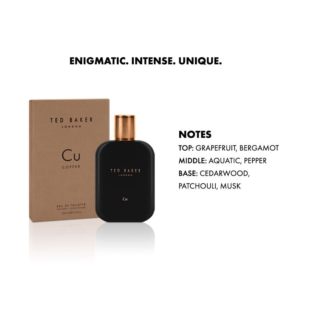 Ted Baker Tonics Collection for Men (Ag Silver, Ag Gold, Cu Copper)