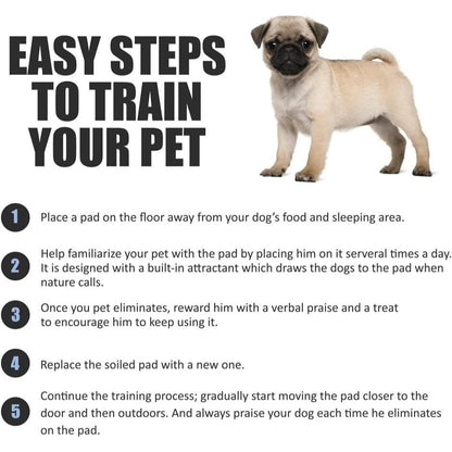 50 / 100 Pack Puppy Training Pads 56×56cm, Thick Super Absorbent Pet Urine Pads with Leakproof Backing, Disposable Dog Pee Pads for Puppies, Dogs & Small Pets, Fast Dry Surface, Odour Control Pads for House Training, Crates, Travel & Indoor Use