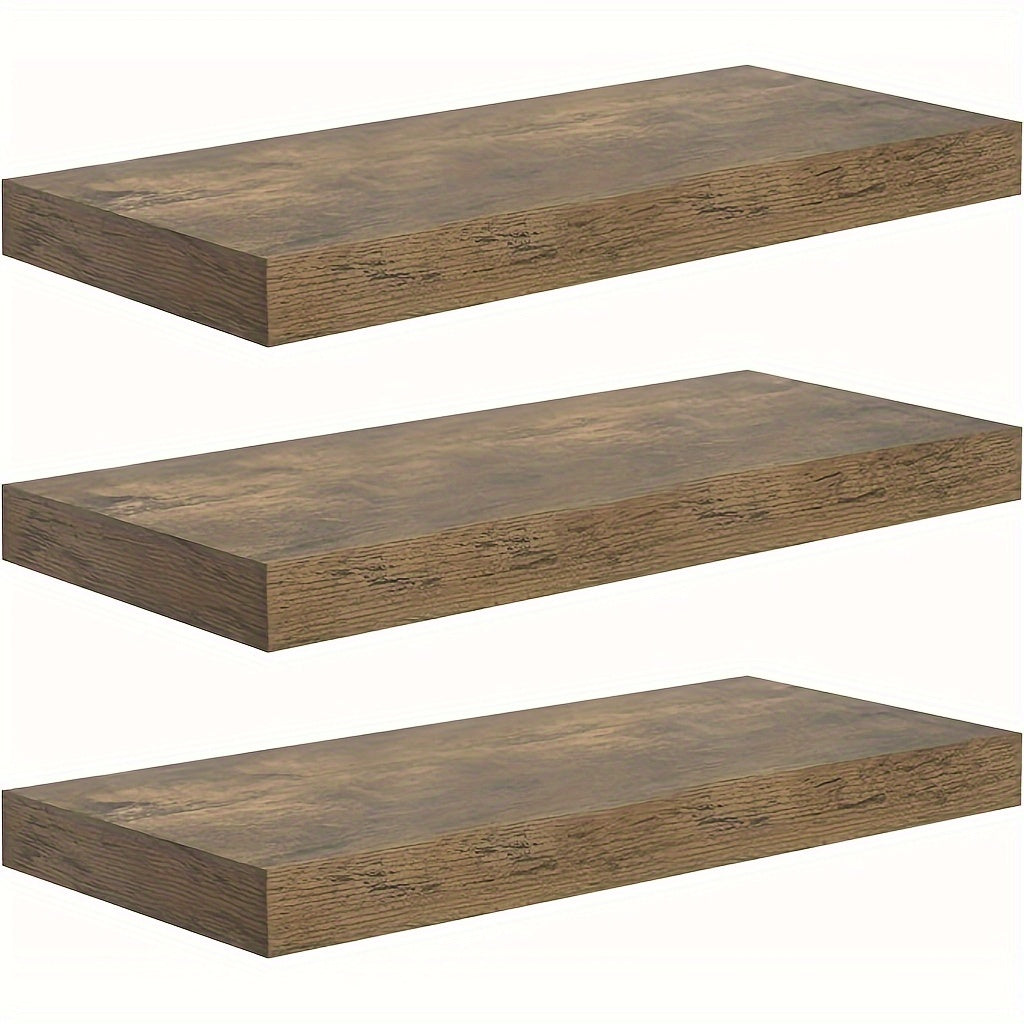 3pcs Wall Shelf Wall Shelf Book Shelf Shelves for Decoration Wall Shelves Made of MDF Wood