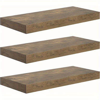 3pcs Wall Shelf Wall Shelf Book Shelf Shelves for Decoration Wall Shelves Made of MDF Wood