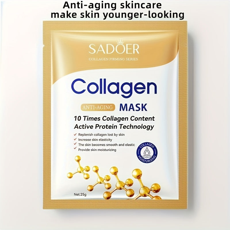 SADOER Collagen Sheet Face Masks – Nine Pack