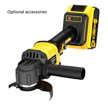 The Grinder Is Equipped with One/Two Lithium-Ion Batteries, Optional Additions Sold Separately, A Fast Charger, And A Cordless Polisher, Complete with A Full Set of Additions, Suitable For, Outdoor, And Gift Use for Men