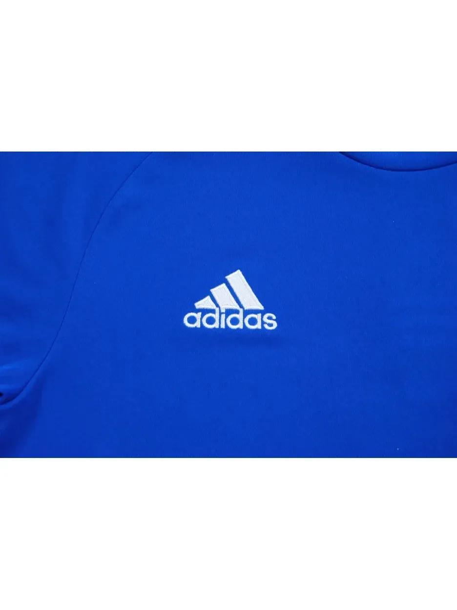 Adidas Climalite T Shirt Top Kids Boys Girls Football - Order One Size Larger As Small Fitting - Measure Chest & Check Against Attached 'Size Guide.'